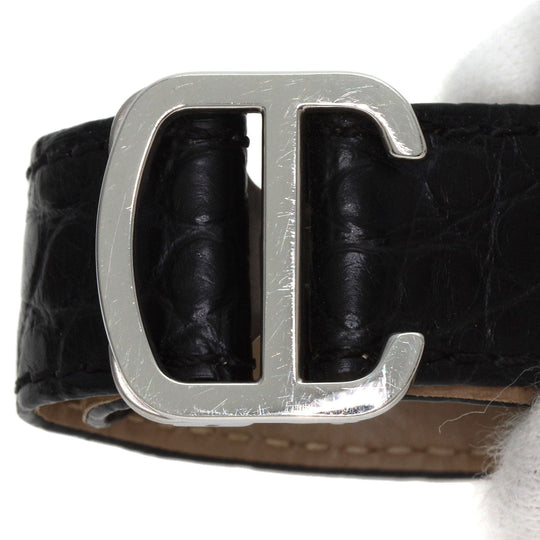 CARTIER Watches Quartz W5200005 Stainless Steel, Leather Silver Tank solo SM Silver dial Women Used Authentic