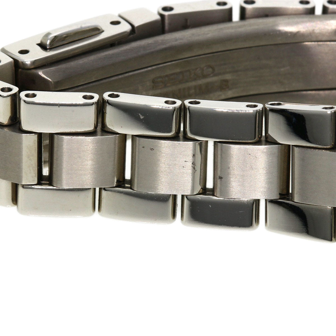 SEIKO Watches Solar Powered Radio Watch SSQW075 1B32-0BF0 Titanium, Titanium Silver Lukia Eternal Blue Limited blue dial Women Used Authentic