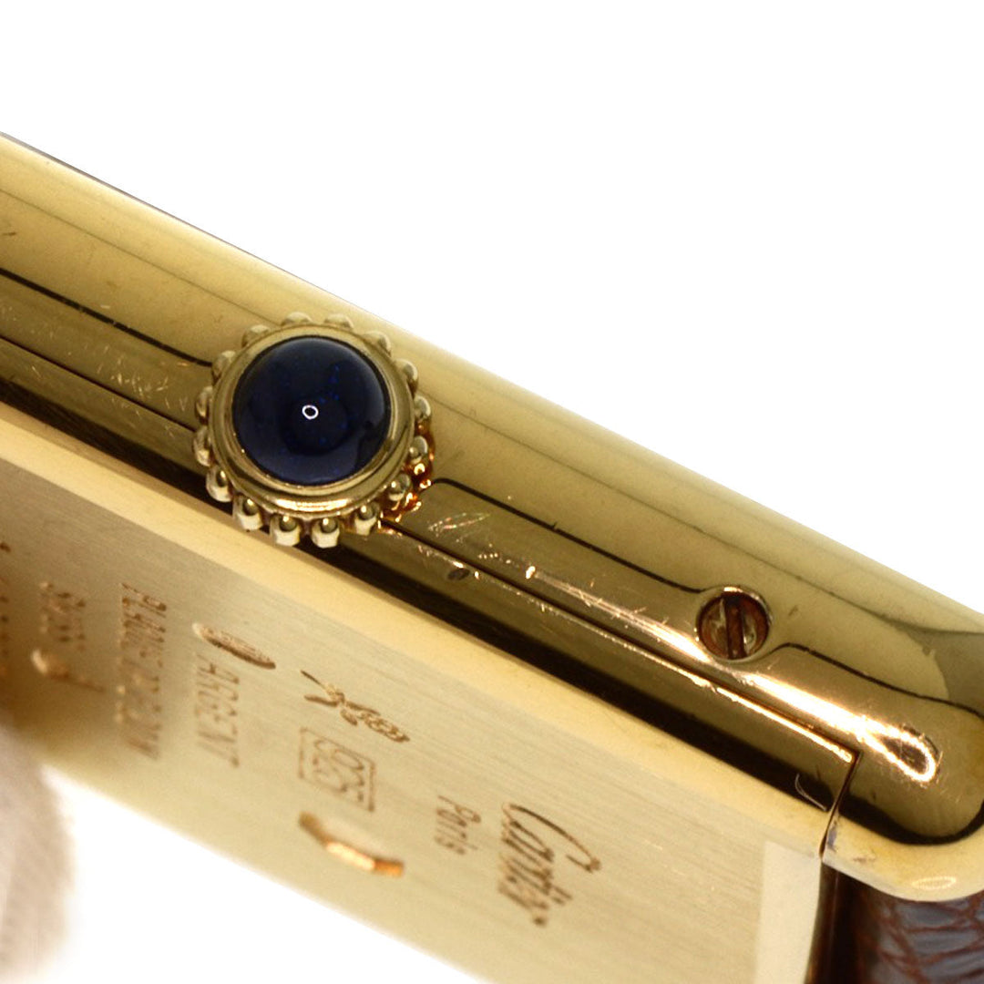 CARTIER Watches Hand Winding 1974213 SV gold Must tank LM Ivory dial