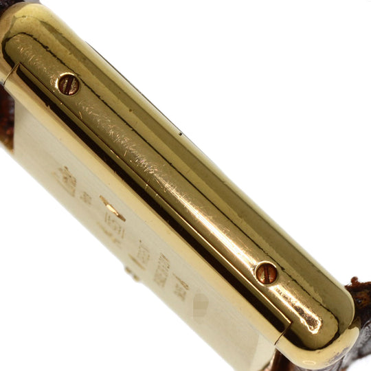 CARTIER Watches Hand Winding 1974213 SV gold Must tank LM Ivory dial