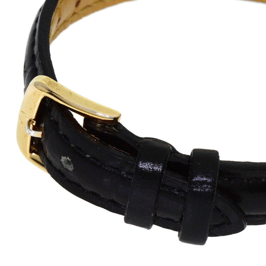 OMEGA Watches Quartz Stainless Steel, Leather gold Constellation flat bezel gold dial Women Used Authentic