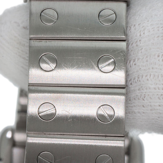 CARTIER Watches Quartz W20018D6 Stainless Steel , Stainless Steel Silver Santosgalbe LM Silver dial mens Used Authentic