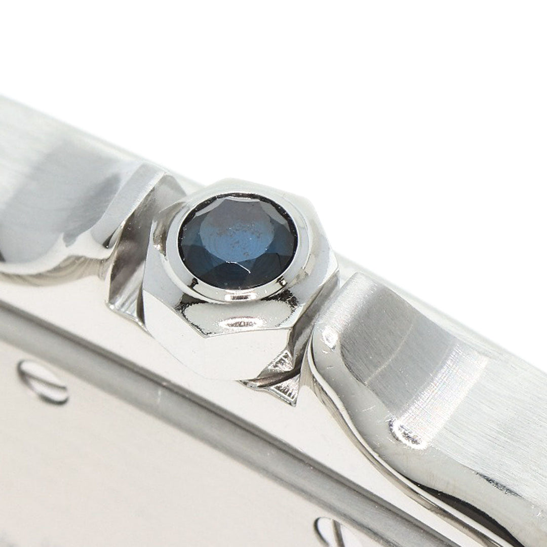 CARTIER Watches Quartz W20018D6 Stainless Steel , Stainless Steel Silver Santosgalbe LM Silver dial mens Used Authentic
