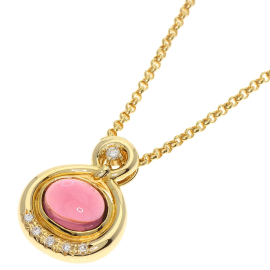 TASAKI Necklace 18K Yellow Gold gold Tourmaline diamond