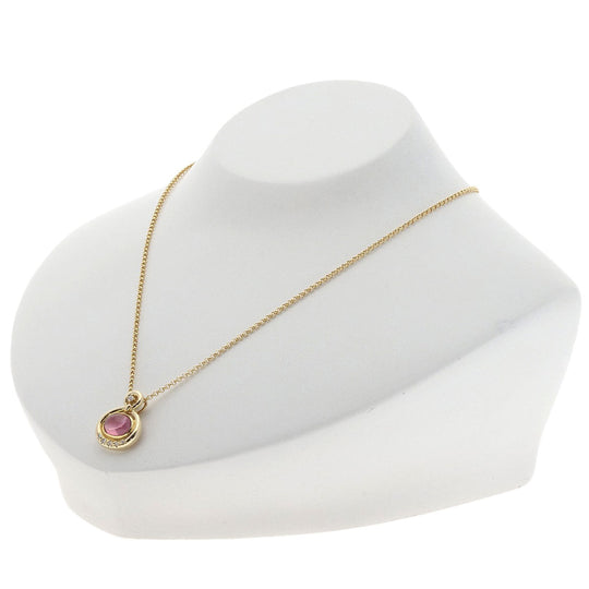 TASAKI Necklace 18K Yellow Gold gold Tourmaline diamond