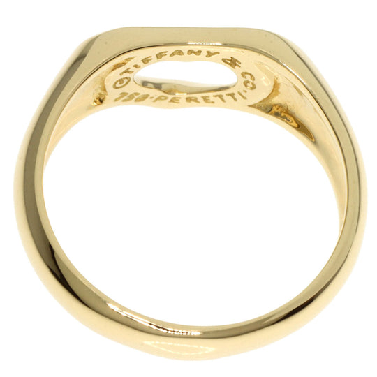 TIFFANY&Co. Ring 18K Yellow Gold gold Open heart Women Used Authentic