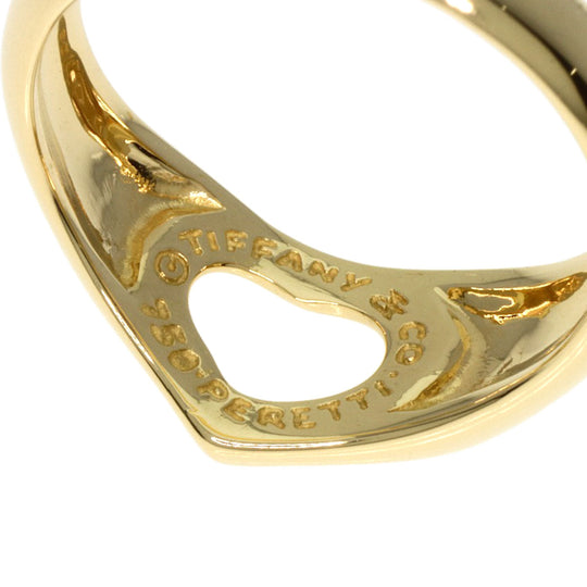 TIFFANY&Co. Ring 18K Yellow Gold gold Open heart Women Used Authentic