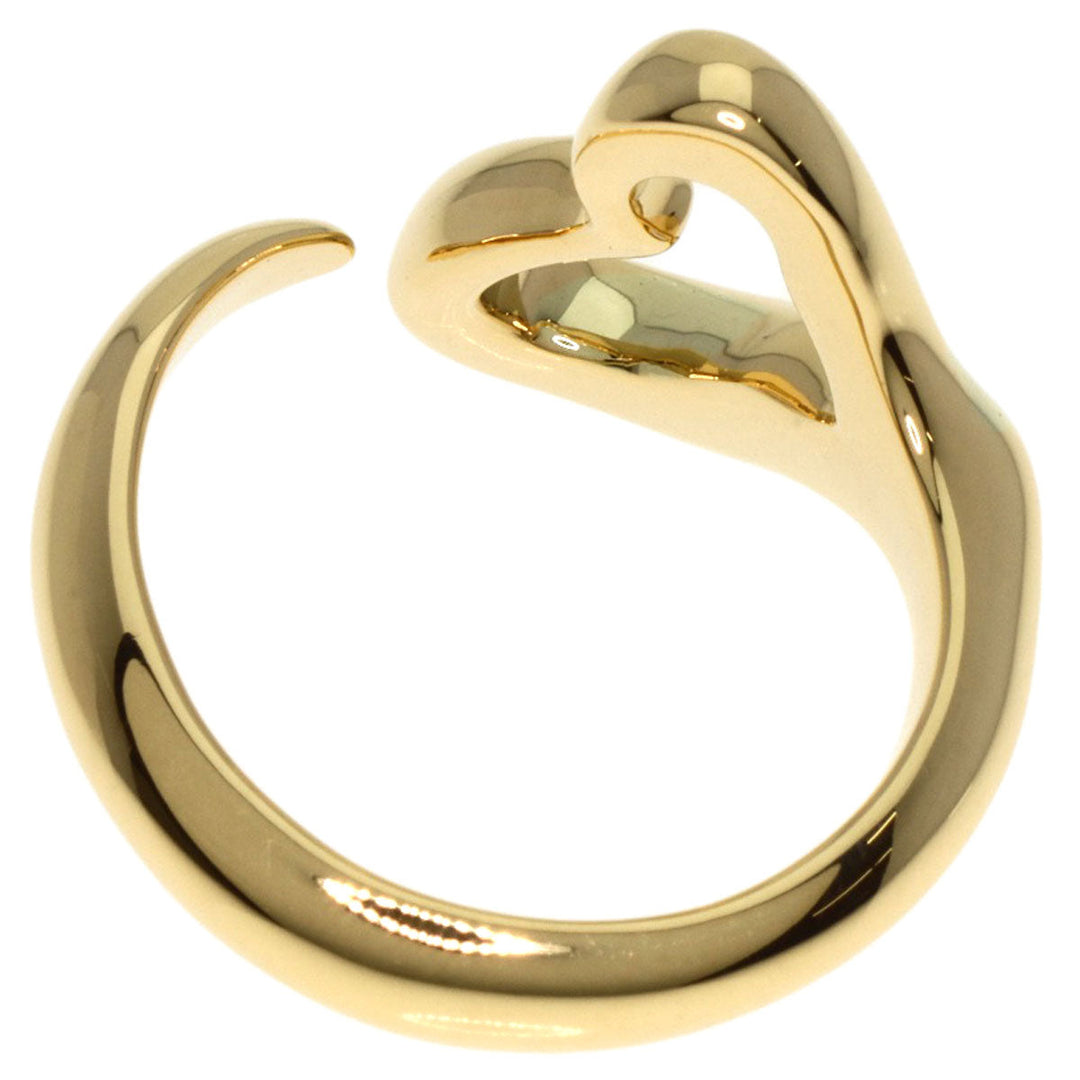 TIFFANY&Co. Ring 18K Yellow Gold gold Open heart Women Used Authentic