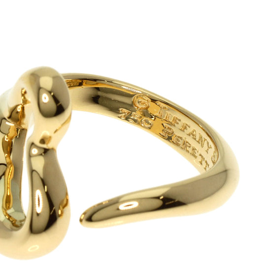 TIFFANY&Co. Ring 18K Yellow Gold gold Open heart Women Used Authentic