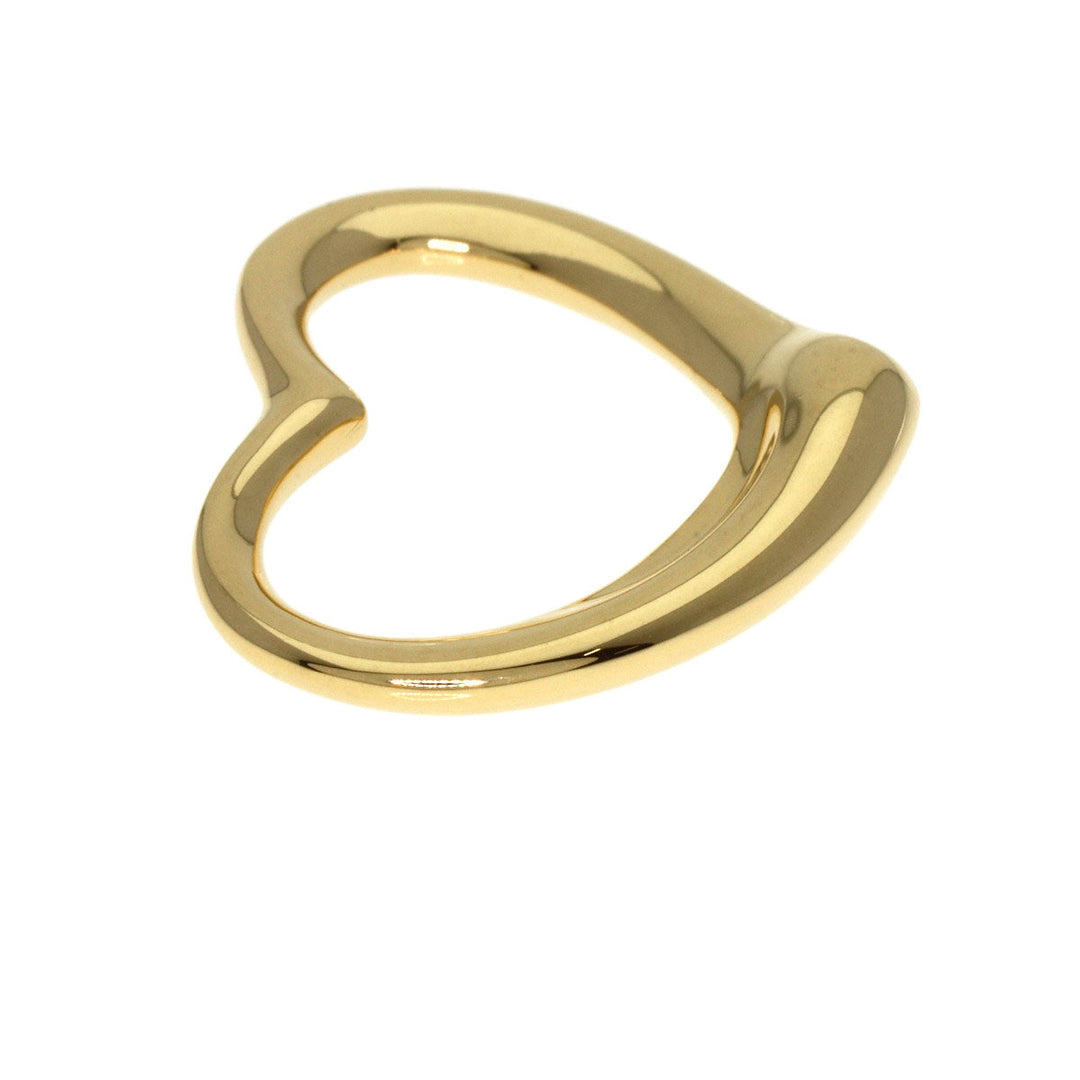 TIFFANY&Co. Pendant top 18K Yellow Gold gold Open heart Women Used Authentic