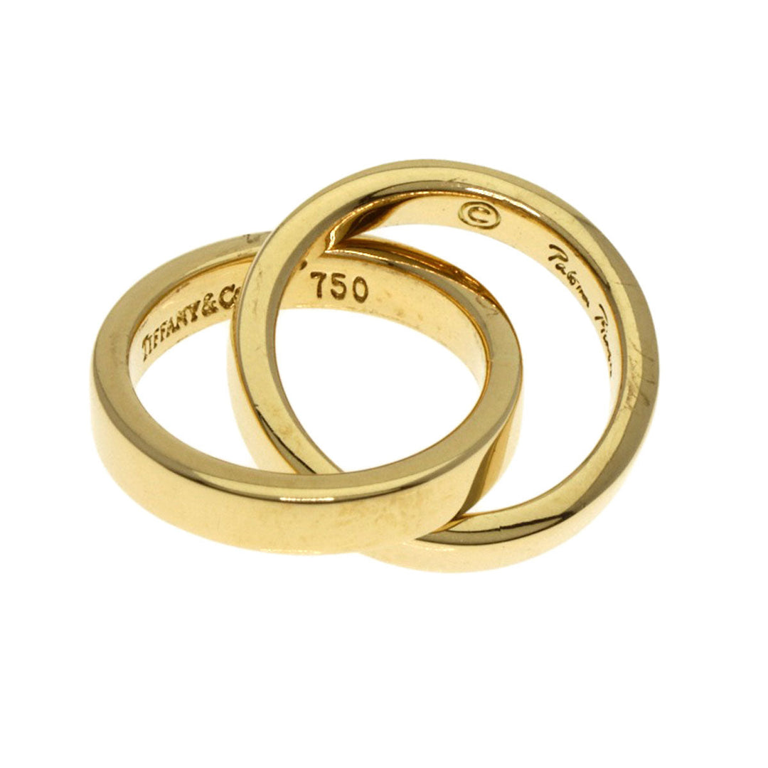 TIFFANY&Co. Pendant top 18K Yellow Gold gold Paloma Picasso Double Hoop Women Used Authentic