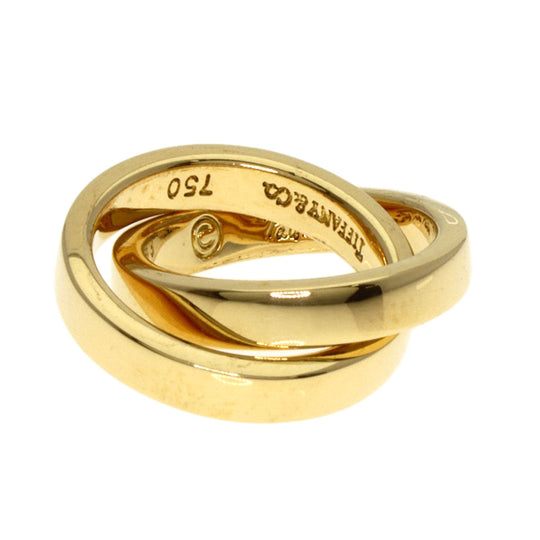 TIFFANY&Co. Pendant top 18K Yellow Gold gold Paloma Picasso Double Hoop Women Used Authentic