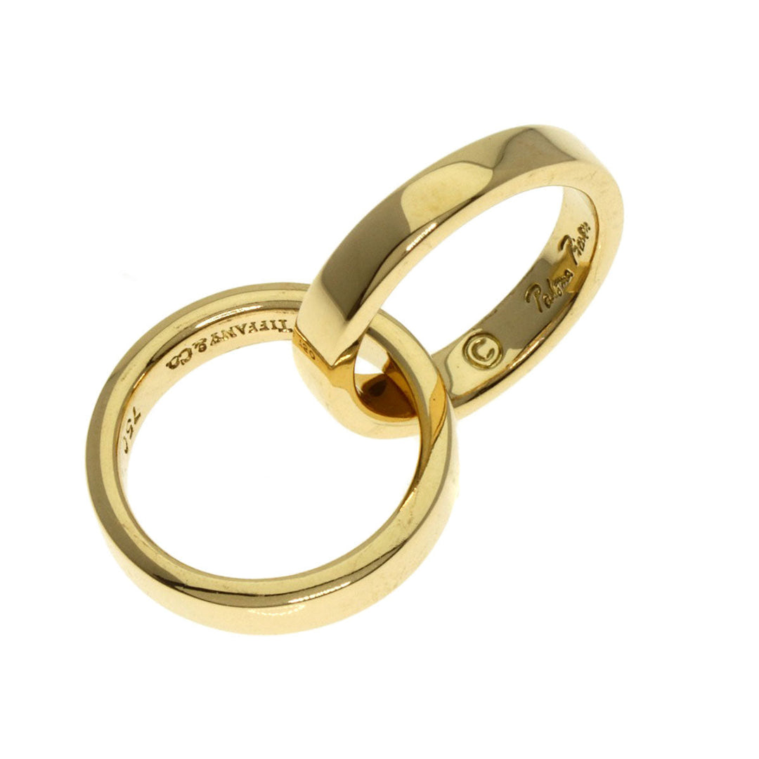 TIFFANY&Co. Pendant top 18K Yellow Gold gold Paloma Picasso Double Hoop Women Used Authentic