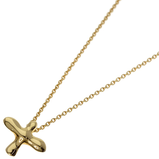 TIFFANY&Co. Necklace 18K Yellow Gold gold Bird cross Women Used Authentic