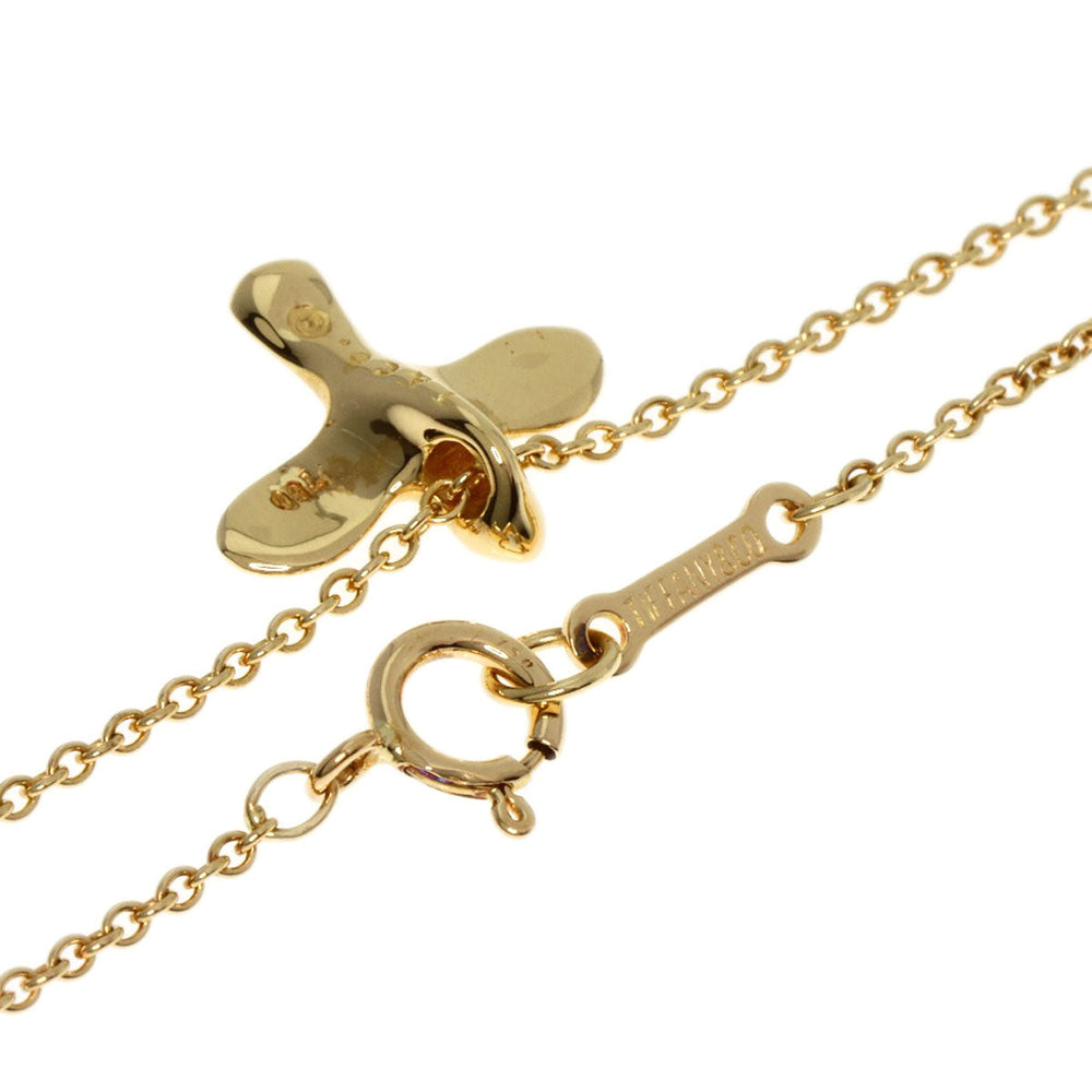 TIFFANY&Co. Necklace 18K Yellow Gold gold Bird cross Women Used Authentic