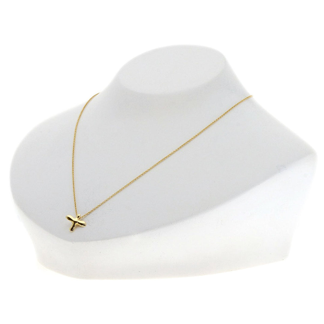 TIFFANY&Co. Necklace 18K Yellow Gold gold Bird cross Women Used Authentic