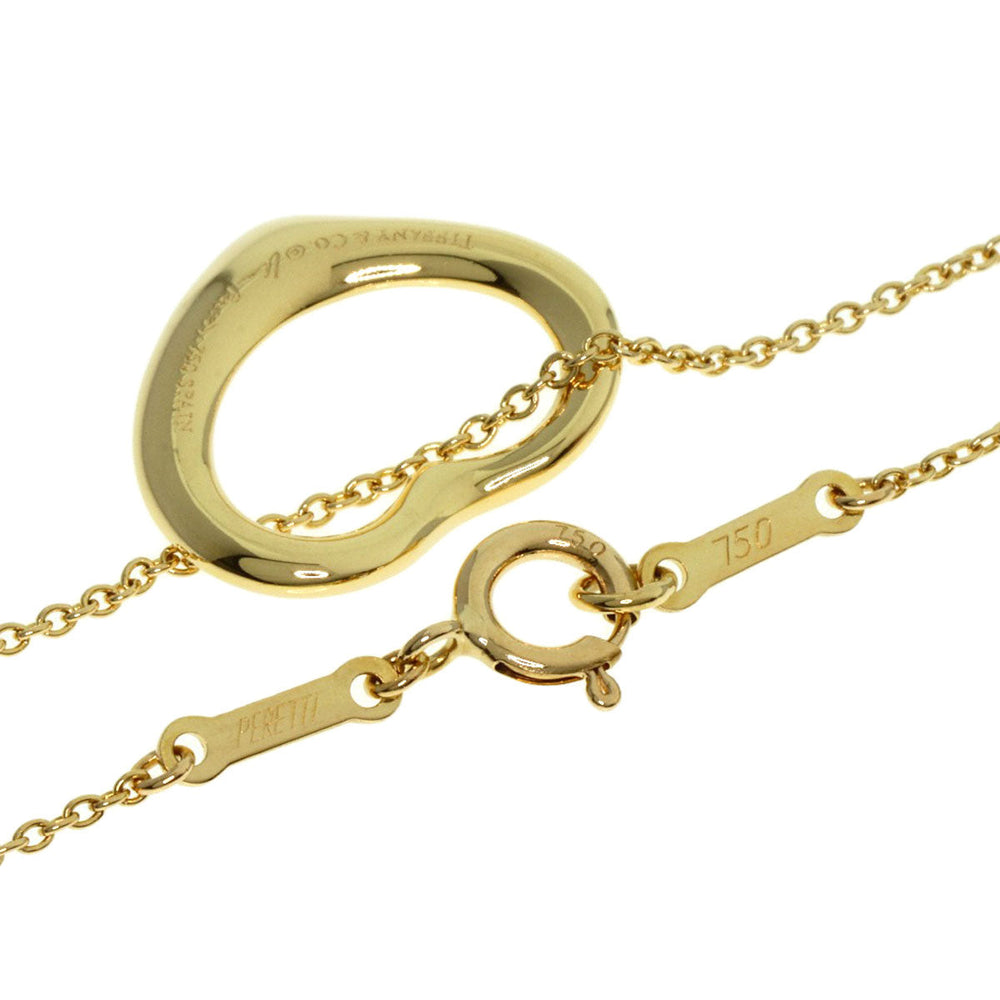 TIFFANY&Co. Necklace 18K Yellow Gold gold Open heart Women Used Authentic
