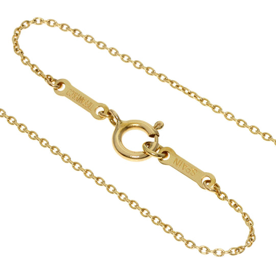 TIFFANY&Co. Necklace 18K Yellow Gold gold Open heart Women Used Authentic