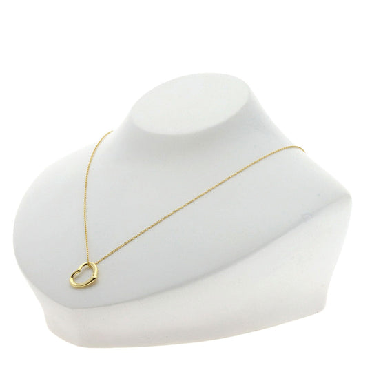 TIFFANY&Co. Necklace 18K Yellow Gold gold Open heart Women Used Authentic