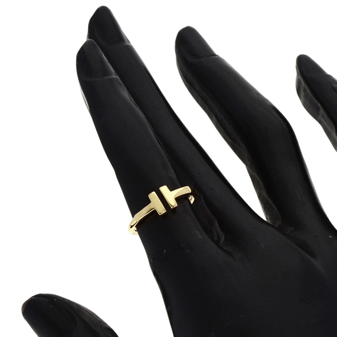 TIFFANY&Co. Ring 18K Yellow Gold gold T wire