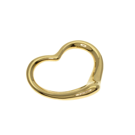 TIFFANY&Co. Pendant top 18K Yellow Gold gold Open heart Women Used Authentic