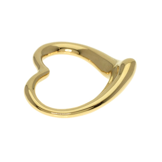 TIFFANY&Co. Pendant top 18K Yellow Gold gold Open heart Women Used Authentic