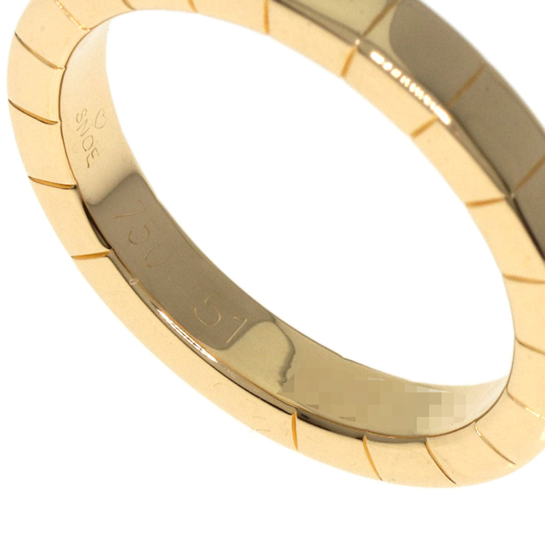 CARTIER Ring 18K Yellow Gold gold Laniere # 51 Women Used Authentic