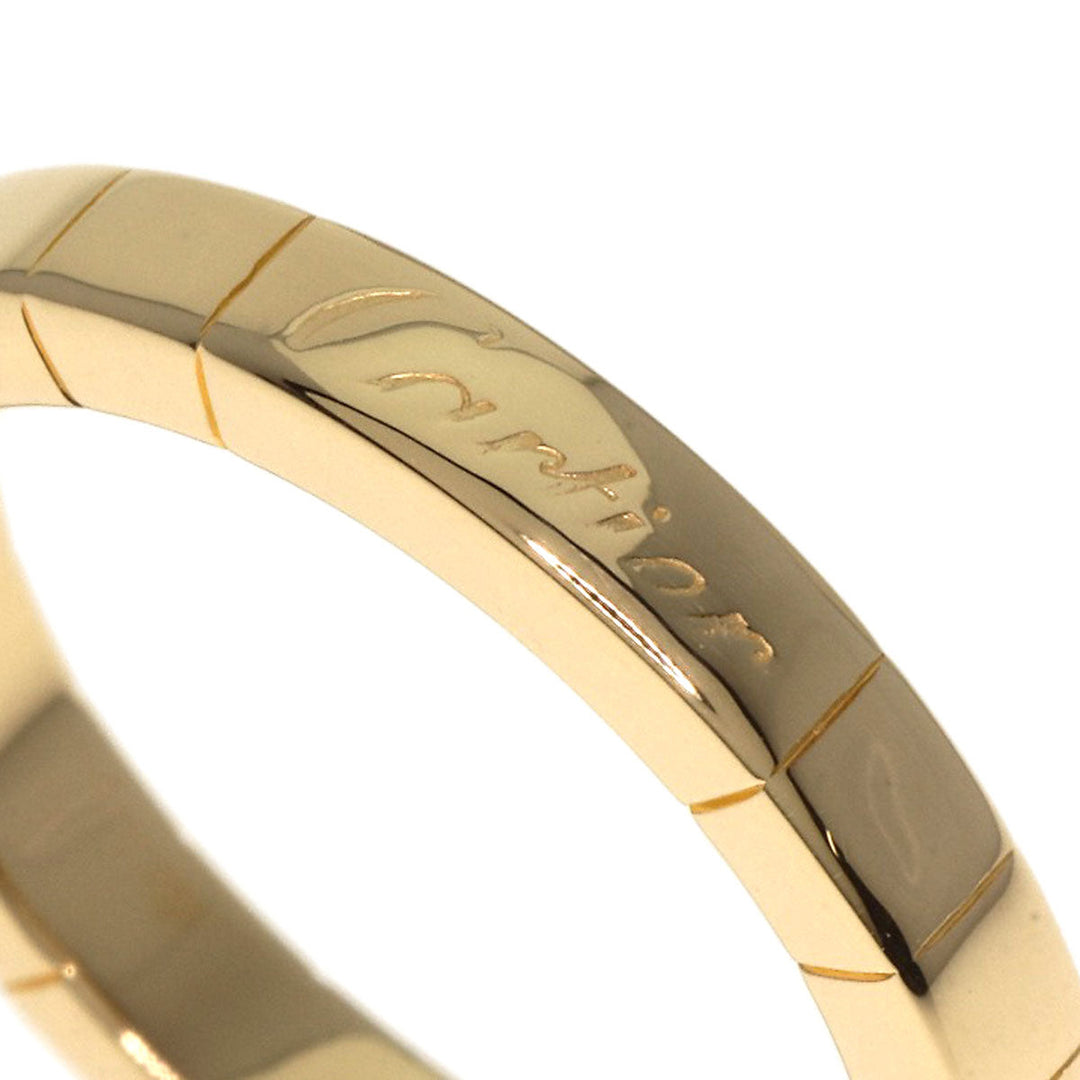 CARTIER Ring 18K Yellow Gold gold Laniere # 51 Women Used Authentic