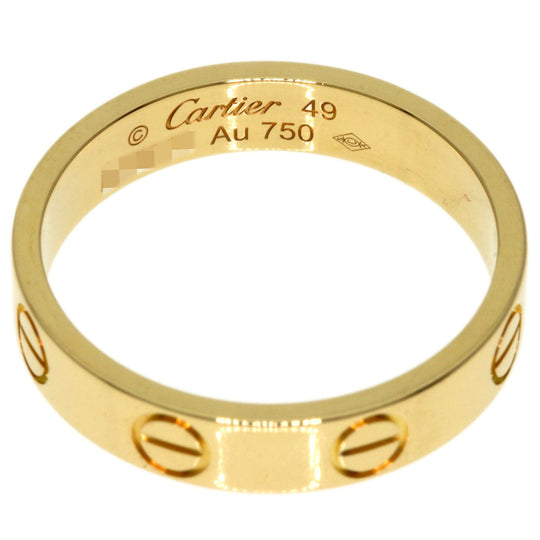 CARTIER Ring 18K Yellow Gold gold Mini Love Ring #49