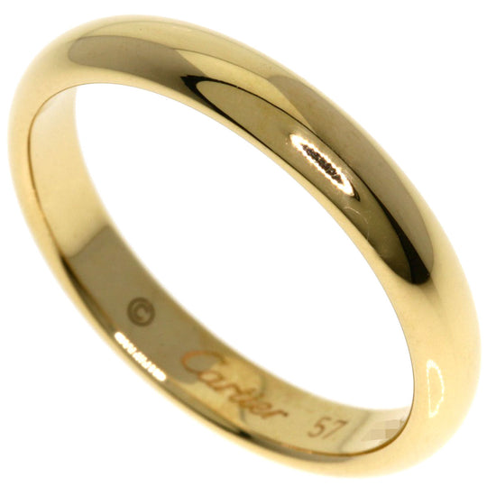 CARTIER Ring 18K Yellow Gold gold Wedding Classic #57