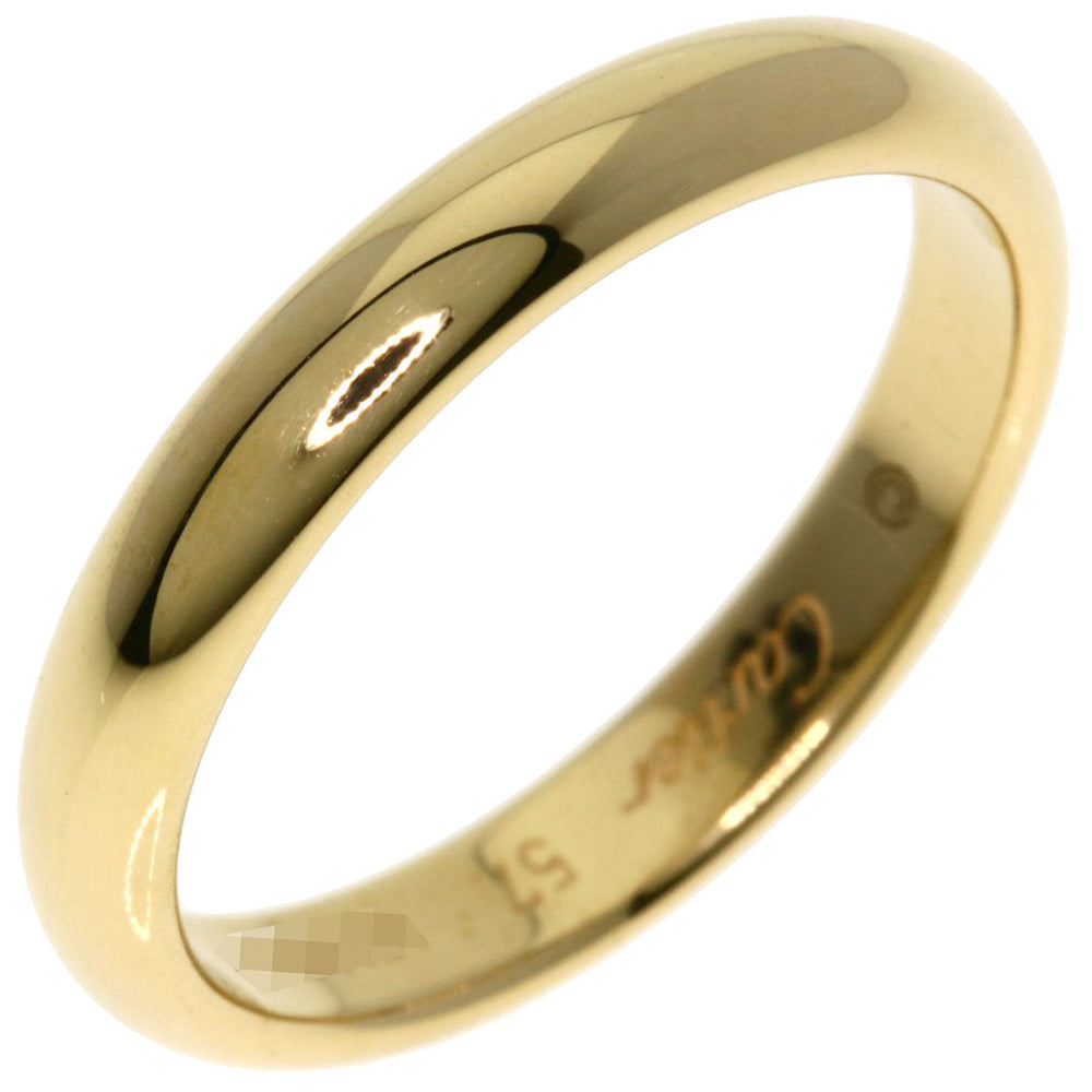 CARTIER Ring 18K Yellow Gold gold Wedding Classic #57