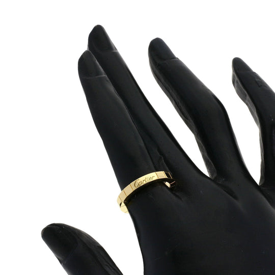 CARTIER Ring 18K Yellow Gold gold Laniere # 51