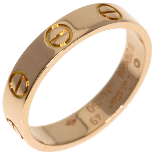 CARTIER Ring 18K Pink Gold gold Mini Love Ring #49