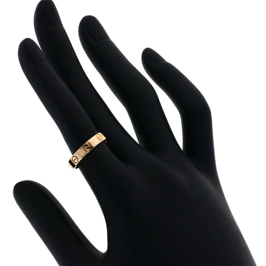 CARTIER Ring 18K Pink Gold gold Mini Love Ring #49
