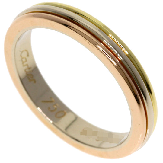 CARTIER Ring K18YG , K18WG , K18PG gold Three colors # 46 Women Used Authentic