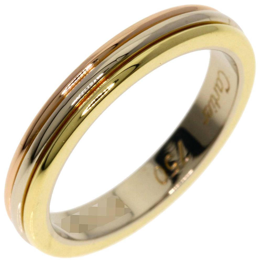 CARTIER Ring K18YG , K18WG , K18PG gold Three colors # 46 Women Used Authentic