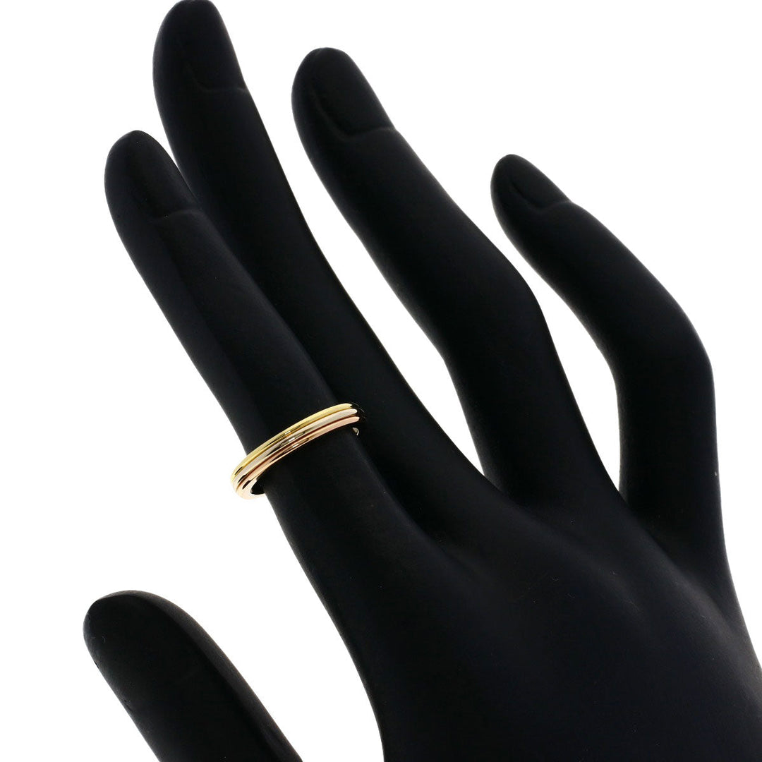 CARTIER Ring K18YG , K18WG , K18PG gold Three colors # 46 Women Used Authentic