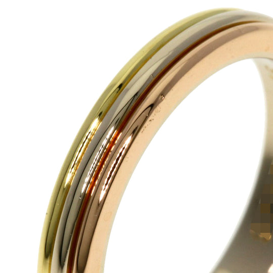 CARTIER Ring K18YG , K18WG , K18PG gold Three colors # 46 Women Used Authentic
