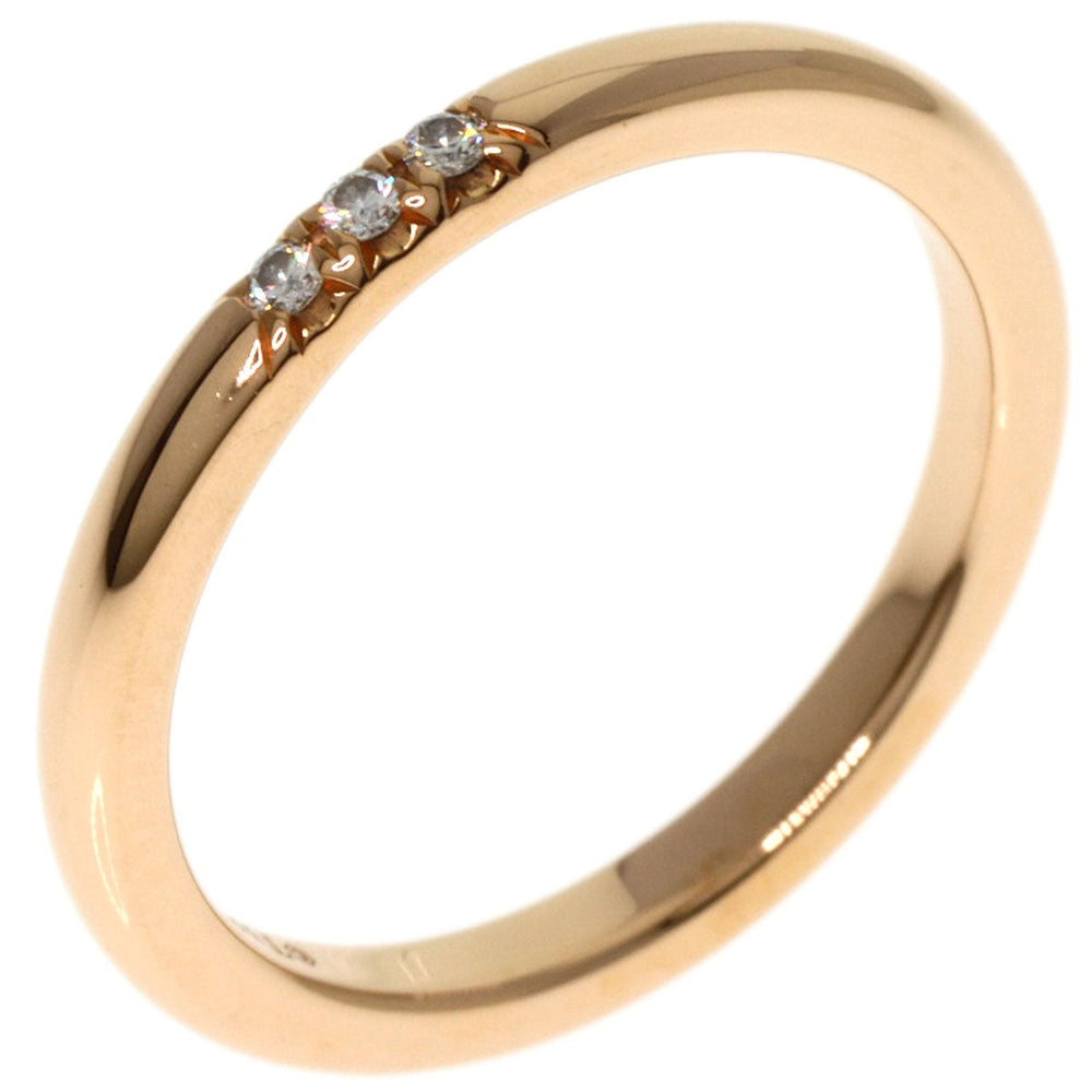 TIFFANY&Co. Ring 18K Pink Gold gold Forever Classic 3P Diamond