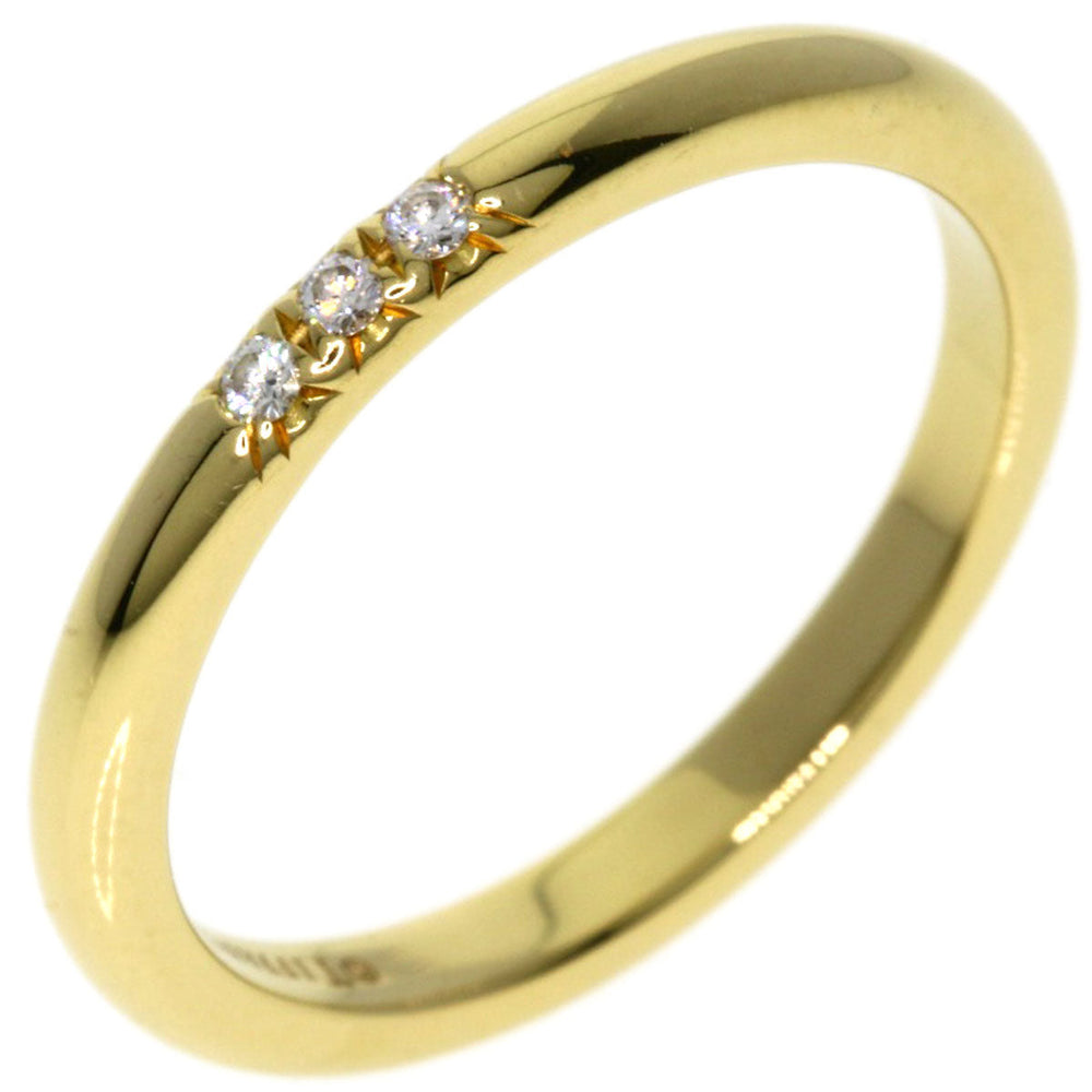 TIFFANY&Co. Ring 18K Yellow Gold gold Forever 3P Diamond Women Used Authentic