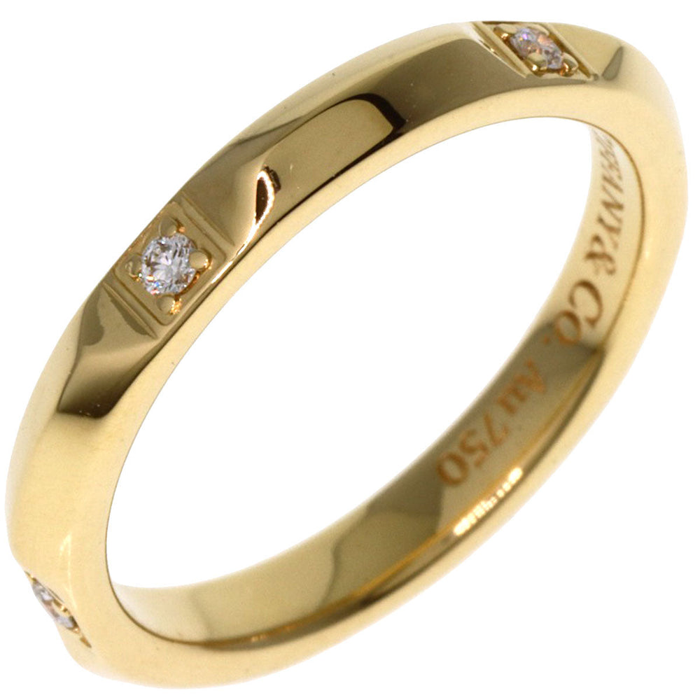 TIFFANY&Co. Ring 18K Yellow Gold gold True Band Ring Diamond