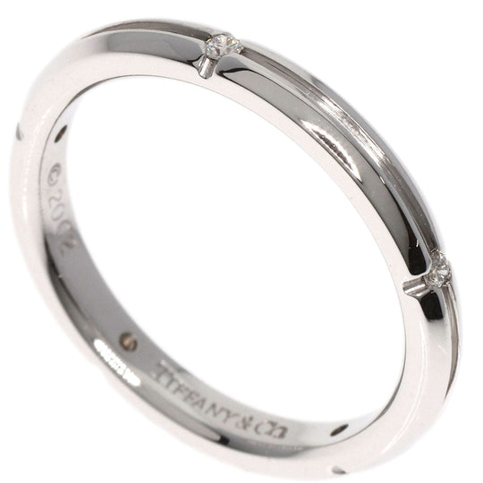 TIFFANY&Co. Ring K18WG Silver Streamerica Women Used Authentic