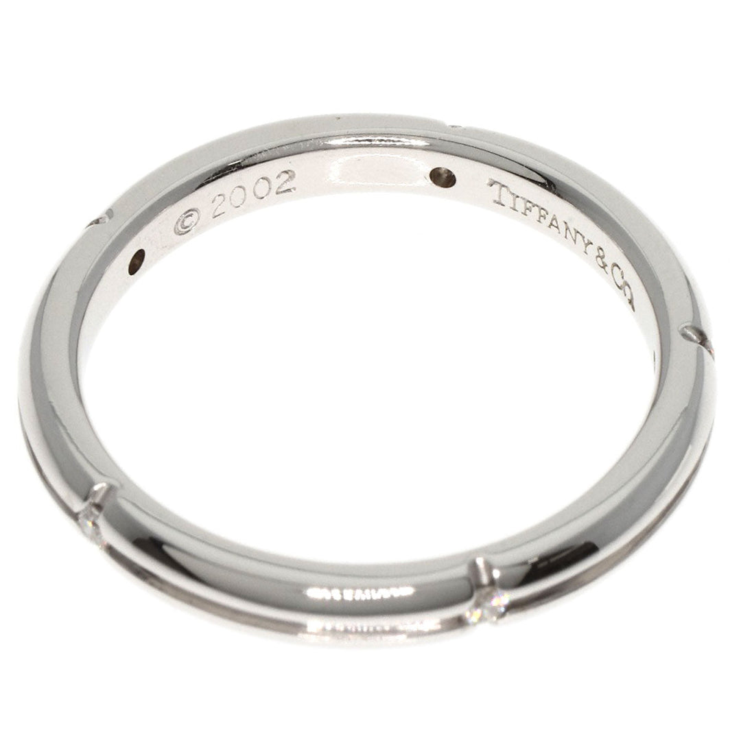 TIFFANY&Co. Ring K18WG Silver Streamerica Women Used Authentic