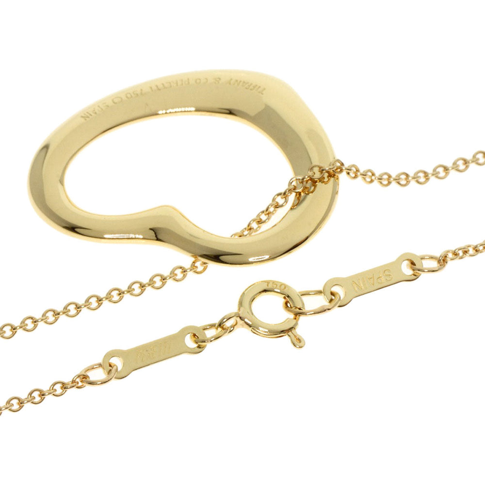 TIFFANY&Co. Necklace 18K Yellow Gold gold Open heart Women Used Authentic