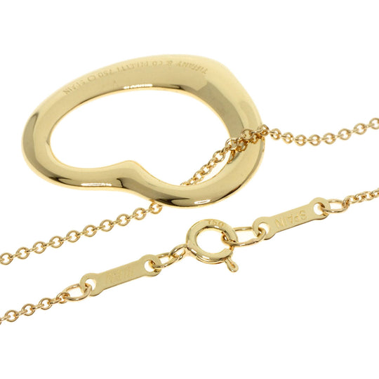 TIFFANY&Co. Necklace 18K Yellow Gold gold Open heart Women Used Authentic