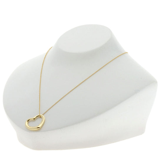 TIFFANY&Co. Necklace 18K Yellow Gold gold Open heart Women Used Authentic