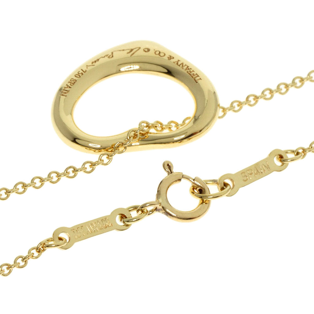 TIFFANY&Co. Necklace 18K Yellow Gold gold Open heart Women Used Authentic