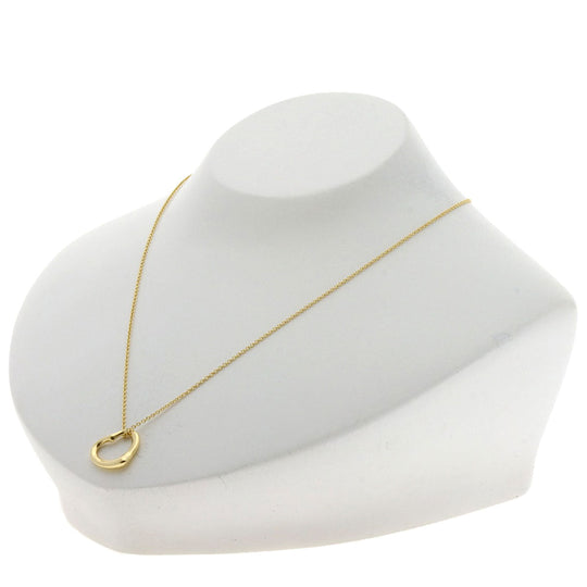 TIFFANY&Co. Necklace 18K Yellow Gold gold Open heart Women Used Authentic