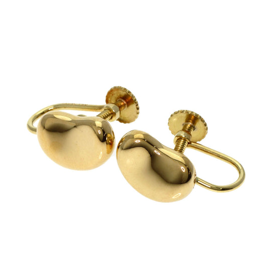 TIFFANY&Co. Earring 18K Yellow Gold gold Bean Women Used Authentic