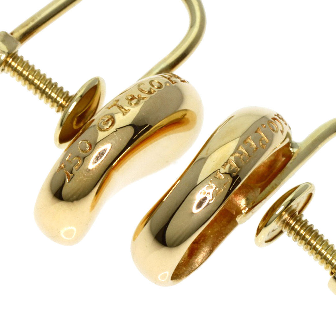 TIFFANY&Co. Earring 18K Yellow Gold gold Bean Women Used Authentic